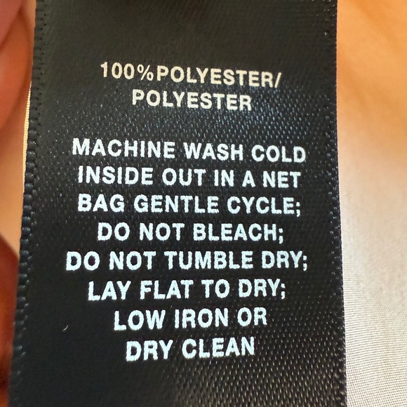 Lafayette 148 Iridescent Peach Rain Jacket Medium – Drawstring Utility Zip Coat - Picture 10 of 11